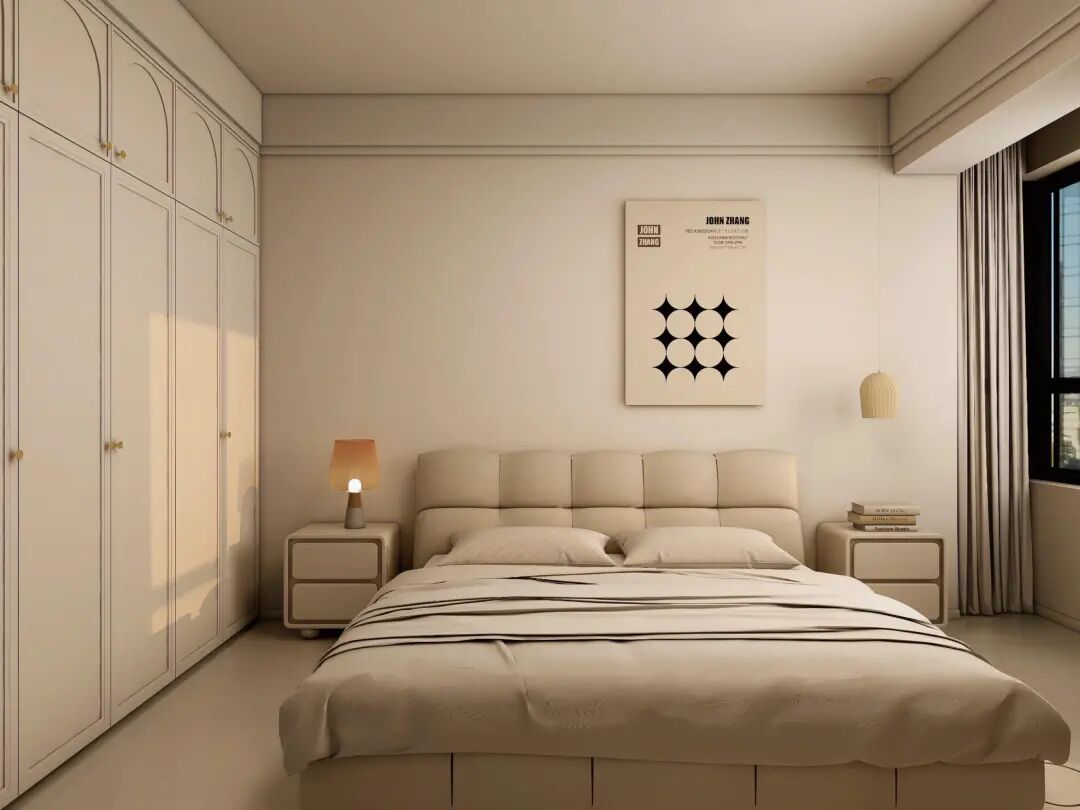 110平现代奶油风｜生活的理想就是为了理想的生活！