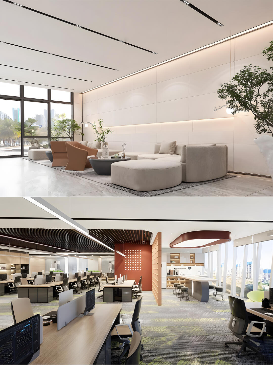 1000平办公室装修