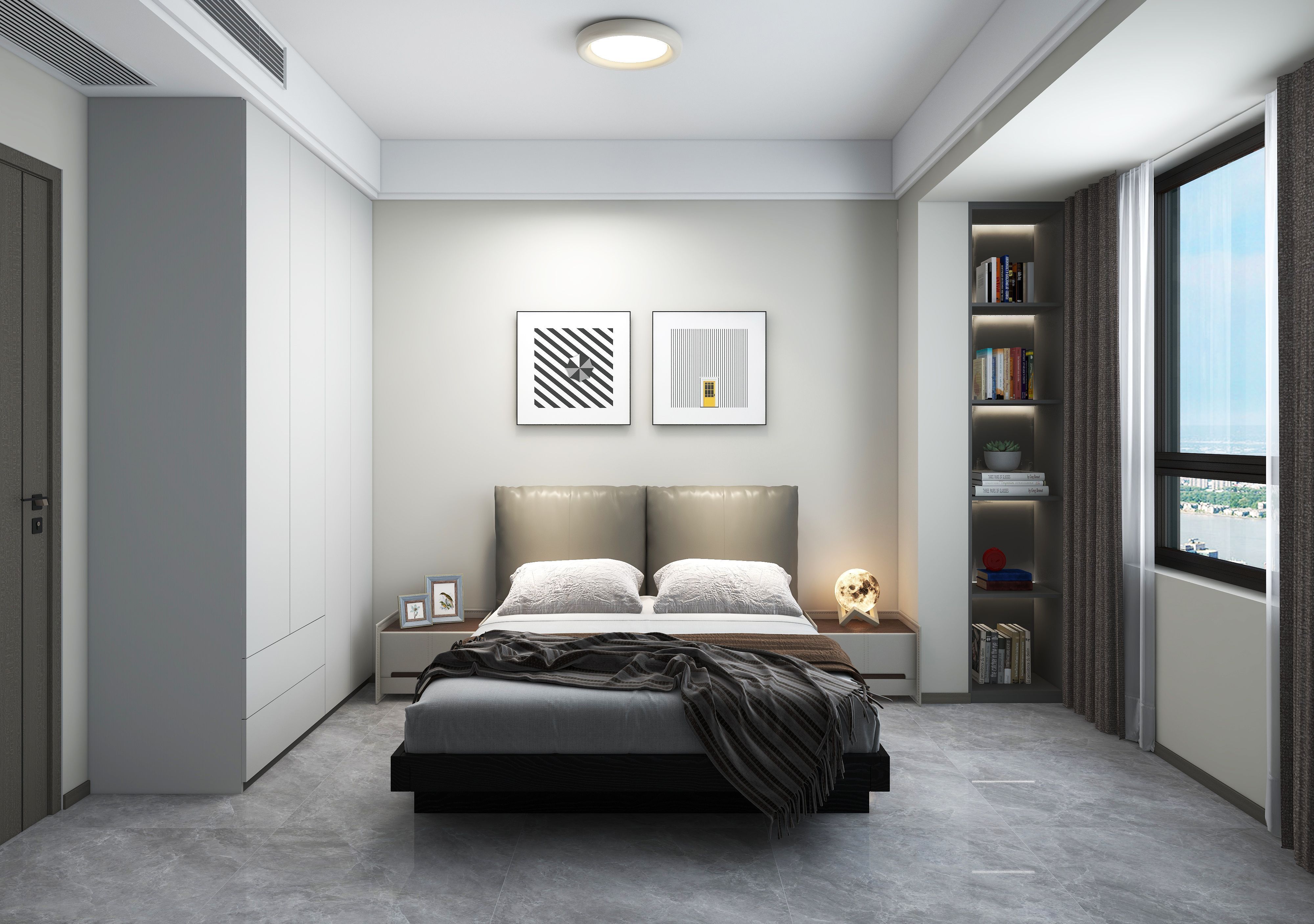 127平现代简约风格，温馨舒适的小家