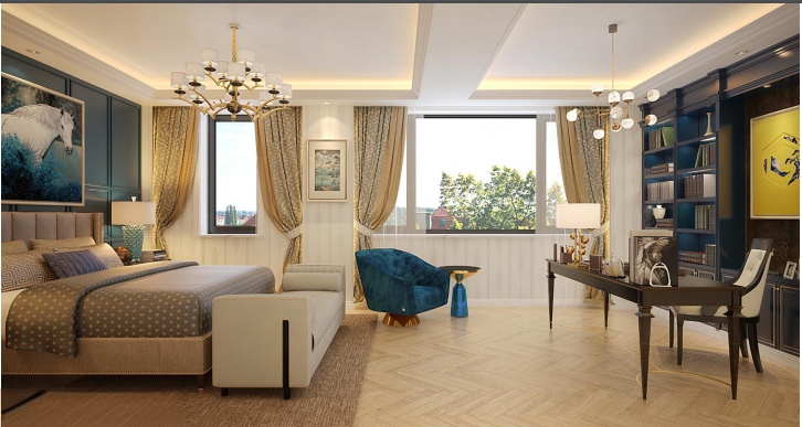 大平层160平，轻奢风格