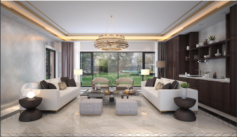 大平层160平，轻奢风格