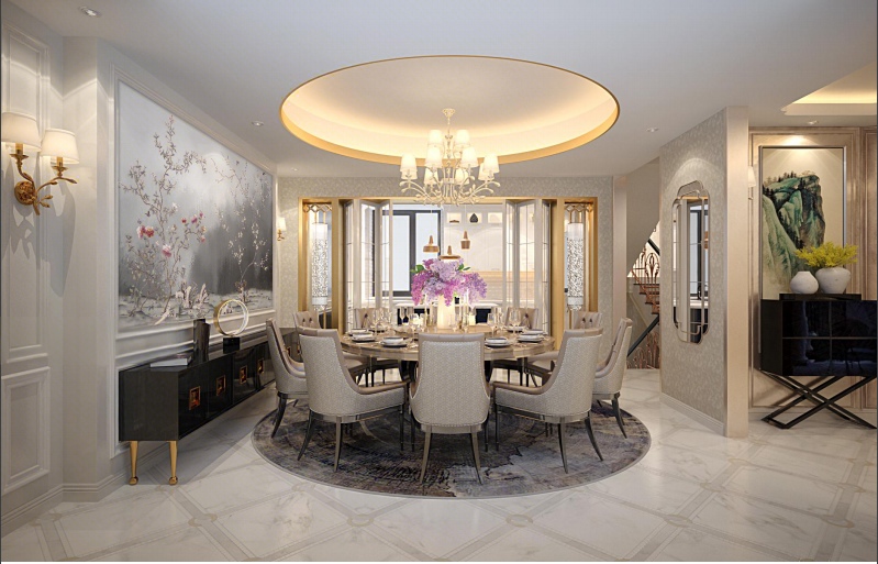 大平层160平，轻奢风格