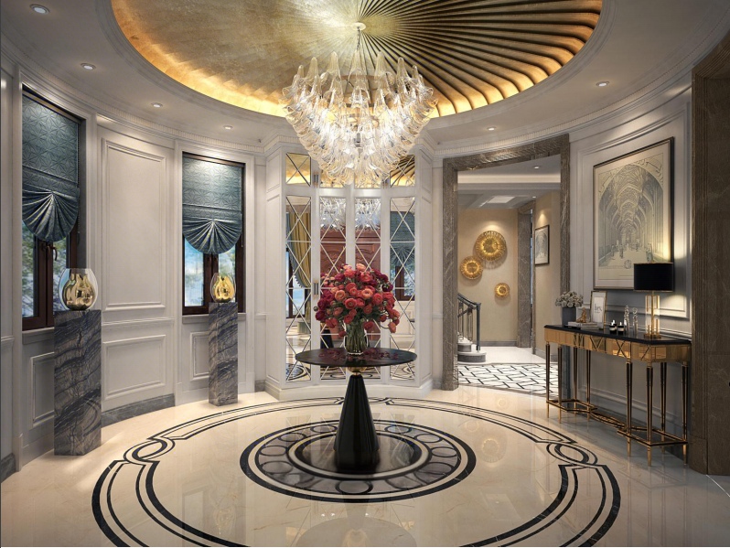 别墅800平，欧式经典宋式美学风格