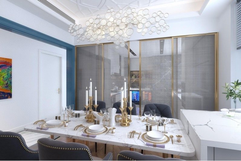 大平层230平，轻奢极简风格