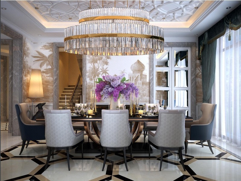 别墅800平，欧式经典宋式美学风格