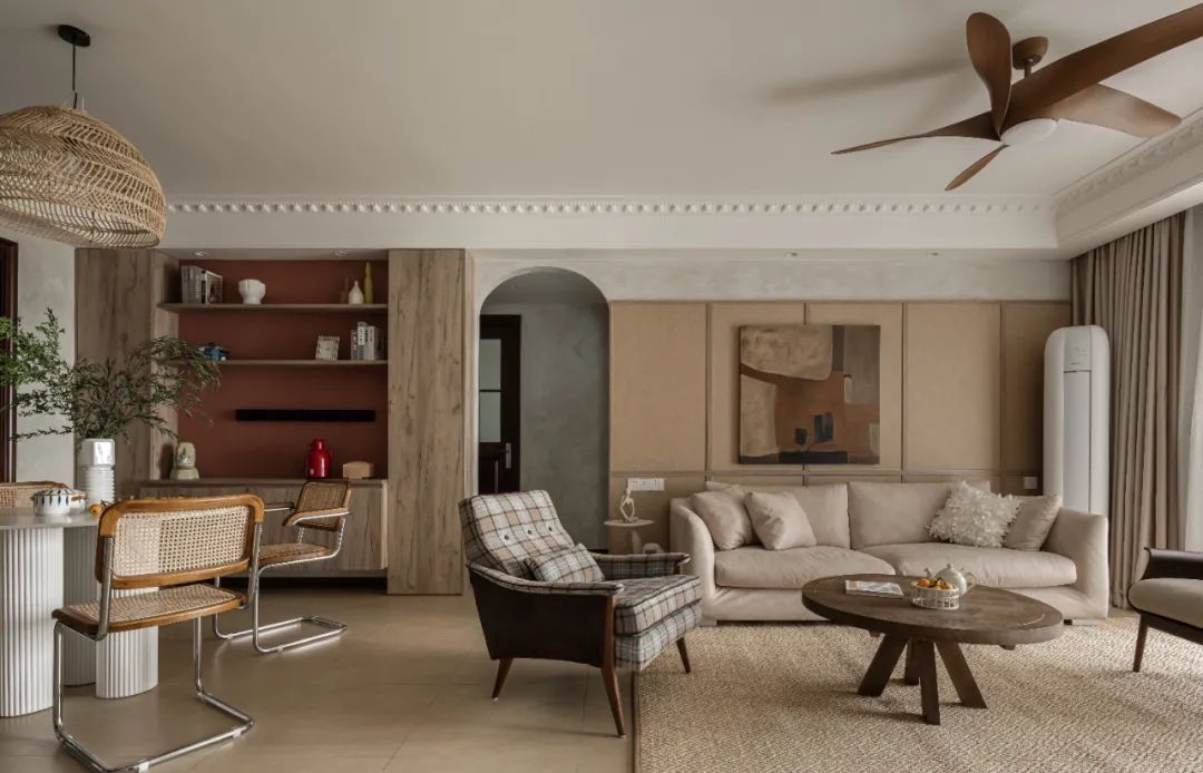 123㎡精装房改造，营造出满满度假风